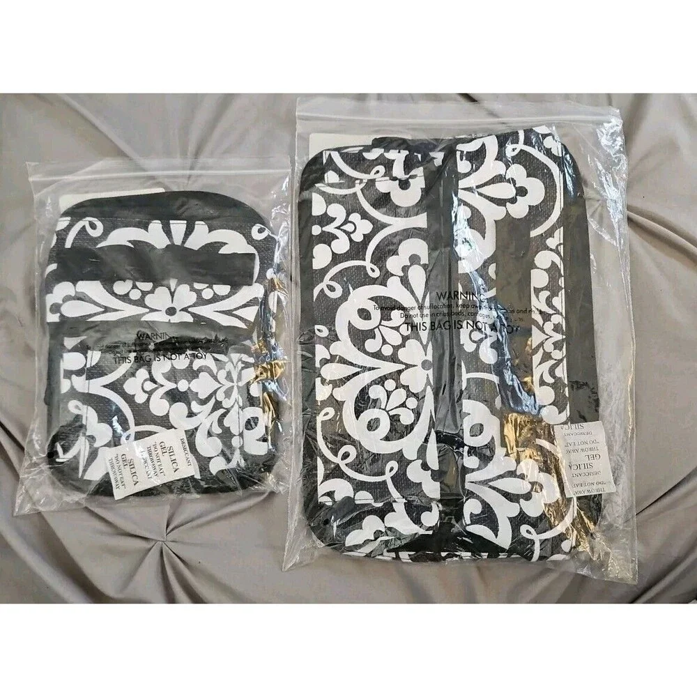 Thirty-One 2pc Set - Large & Small Packing Cubes Medallion Medley Print